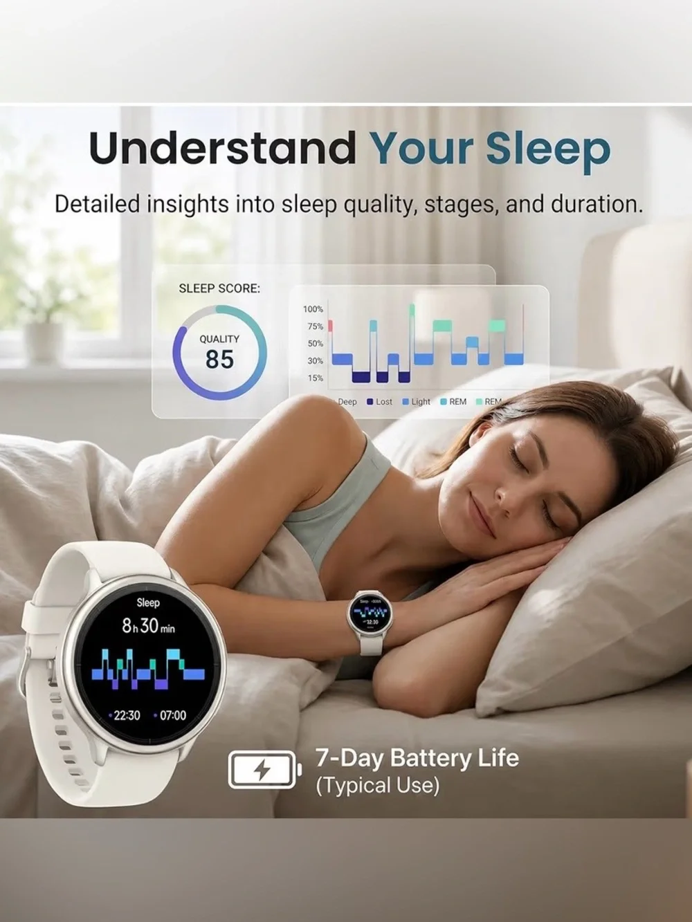 Smart Watch for Women (Answer/Make Call)